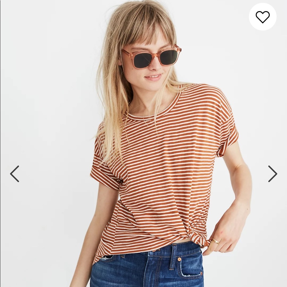 Madewell Whisper Cotton Crewneck Tee - Picture 1 of 7